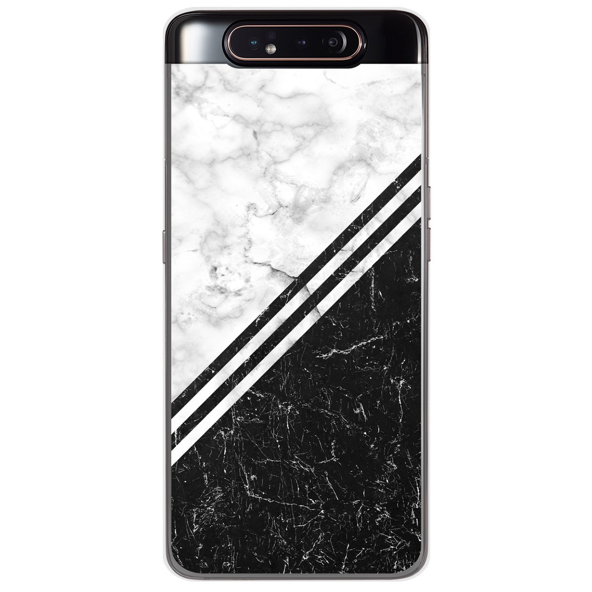 Funda Gel Tpu para Samsung Galaxy A80 diseño Mármol 01 Dibujos