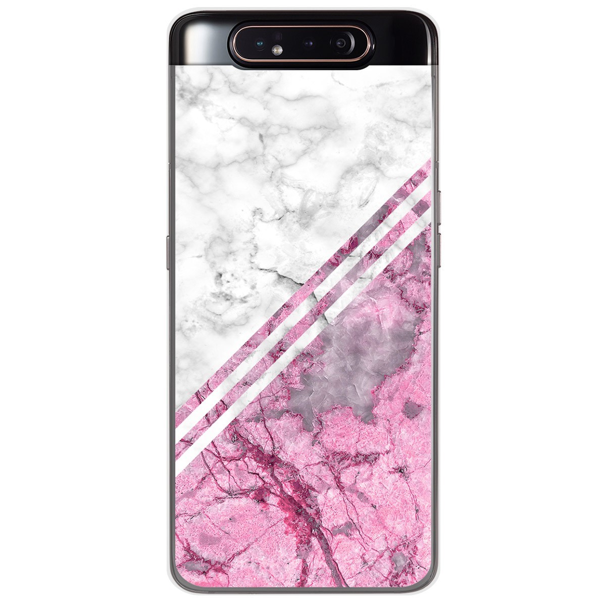 Funda Gel Tpu para Samsung Galaxy A80 diseño Mármol 03 Dibujos