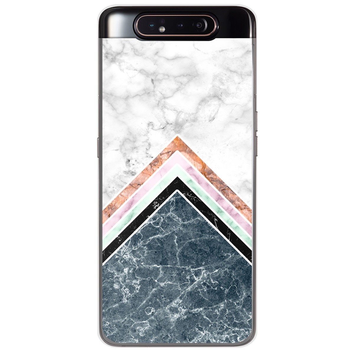 Funda Gel Tpu para Samsung Galaxy A80 diseño Mármol 05 Dibujos