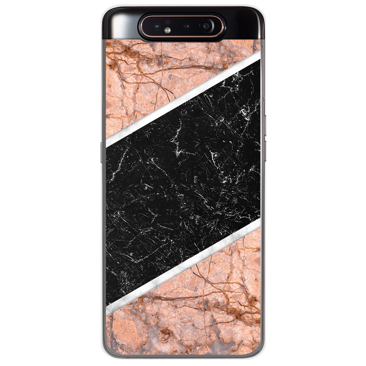 Funda Gel Tpu para Samsung Galaxy A80 diseño Mármol 07 Dibujos