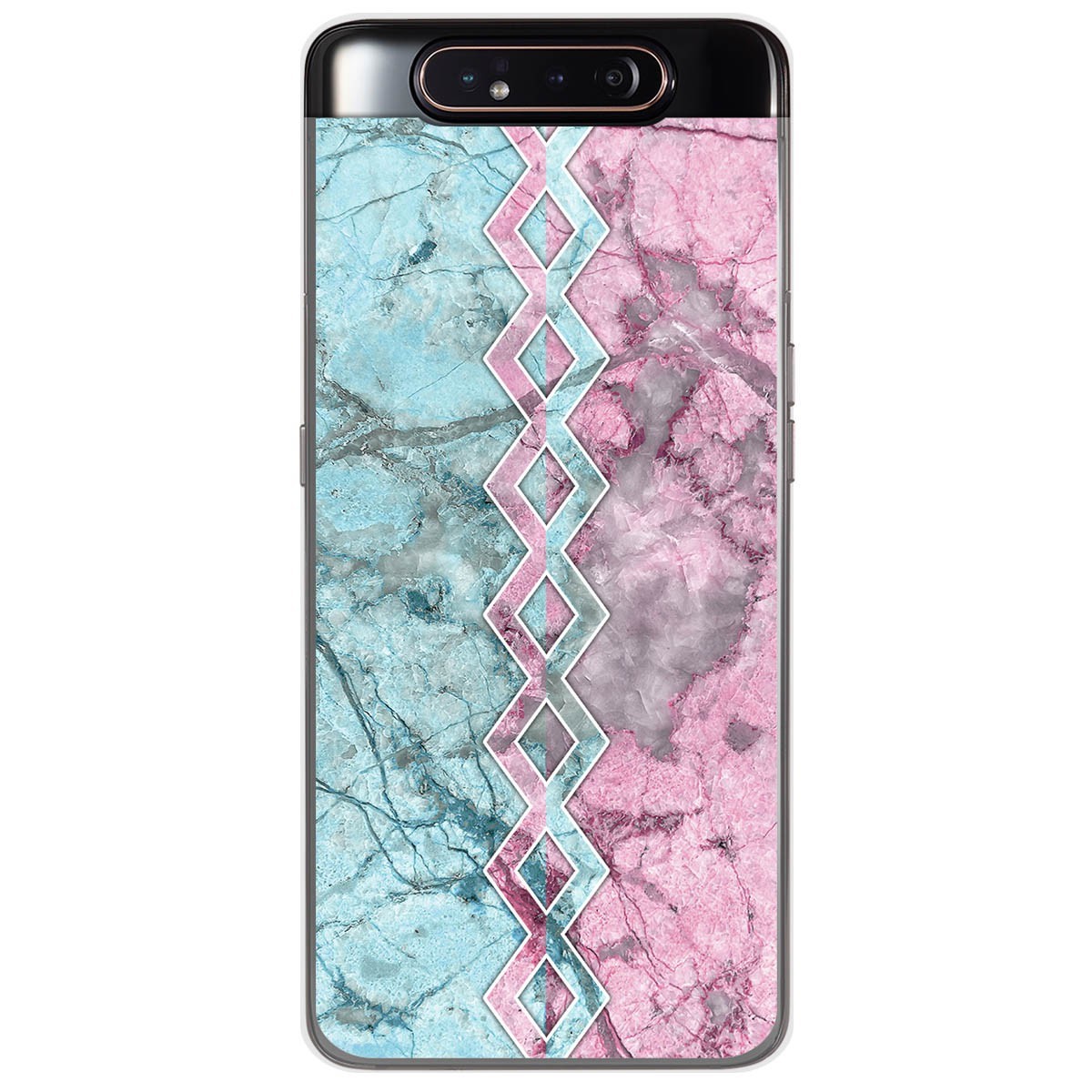 Funda Gel Tpu para Samsung Galaxy A80 diseño Mármol 08 Dibujos