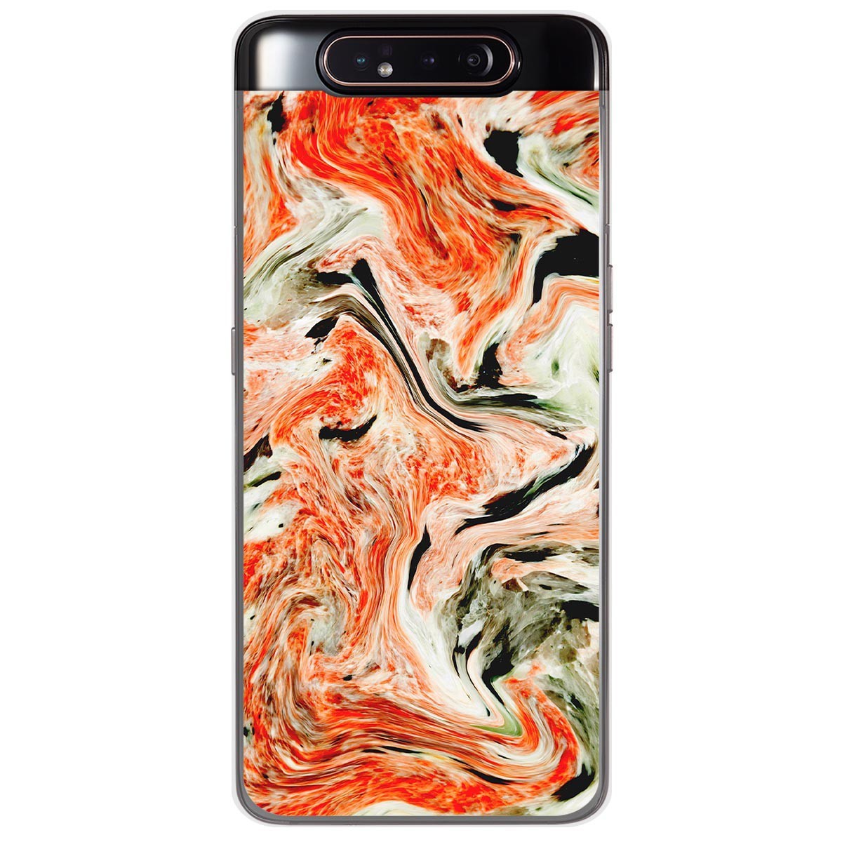 Funda Gel Tpu para Samsung Galaxy A80 diseño Mármol 12 Dibujos