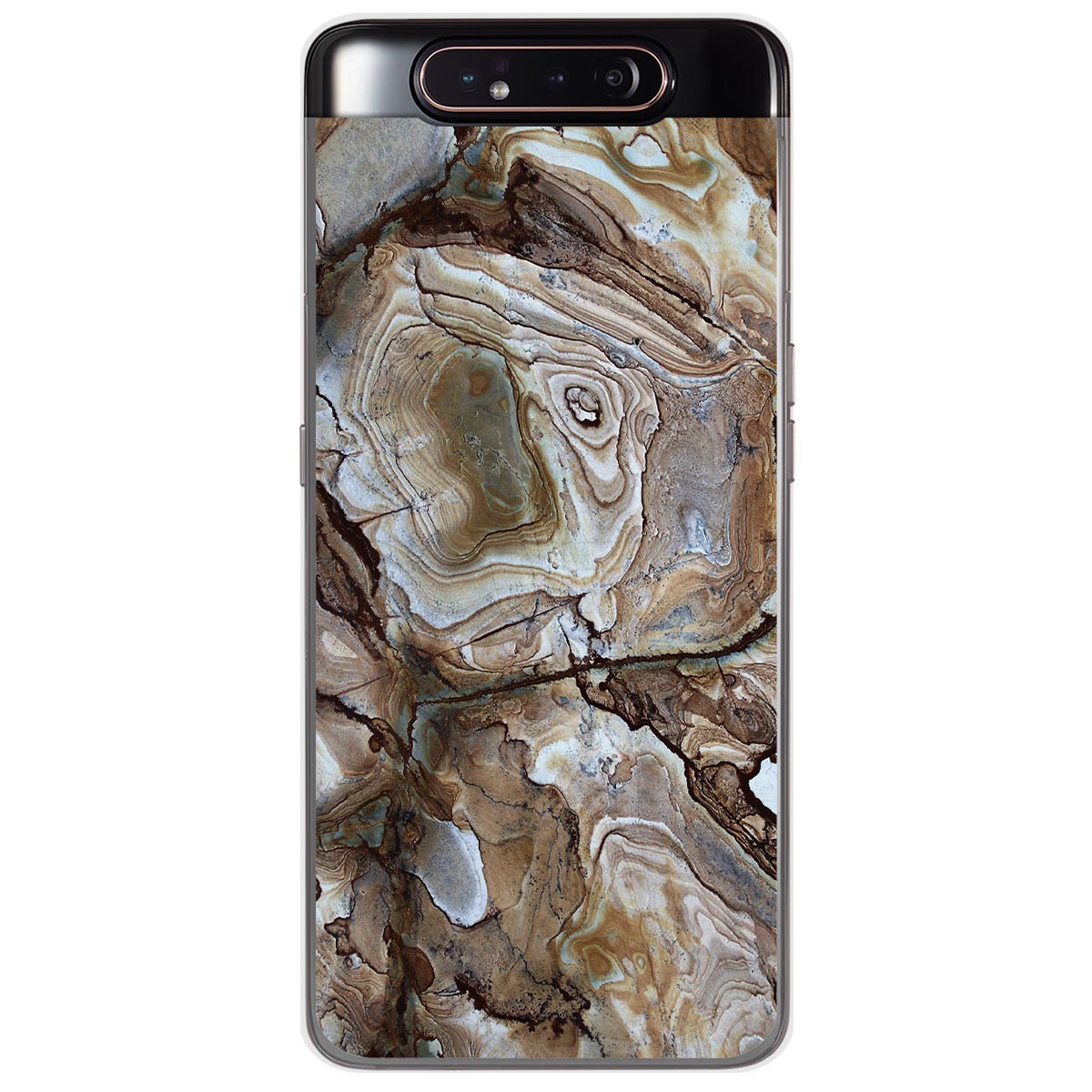 Funda Gel Tpu para Samsung Galaxy A80 diseño Mármol 14 Dibujos