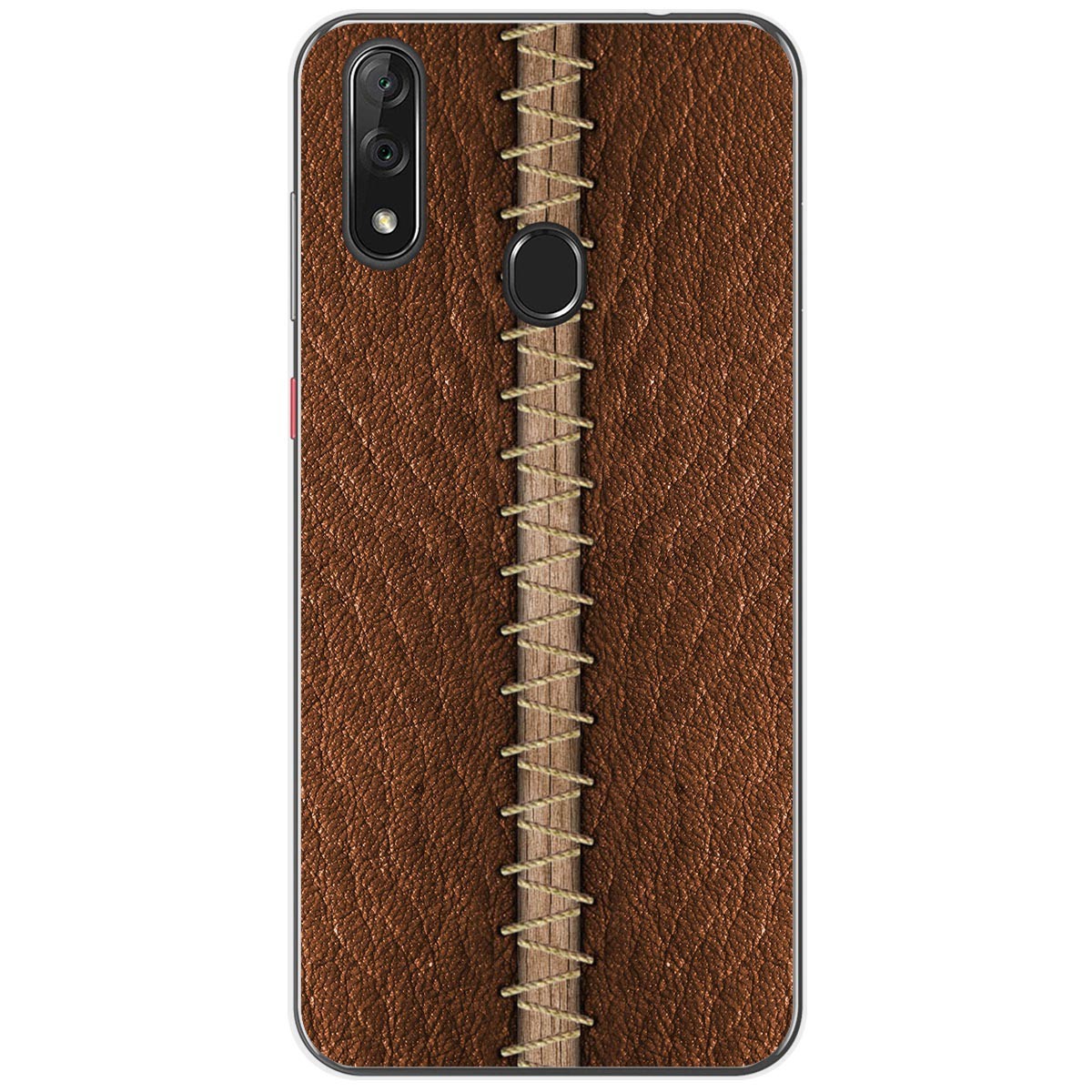 Funda Gel Tpu para Zte Blade V10 diseño Cuero 01 Dibujos