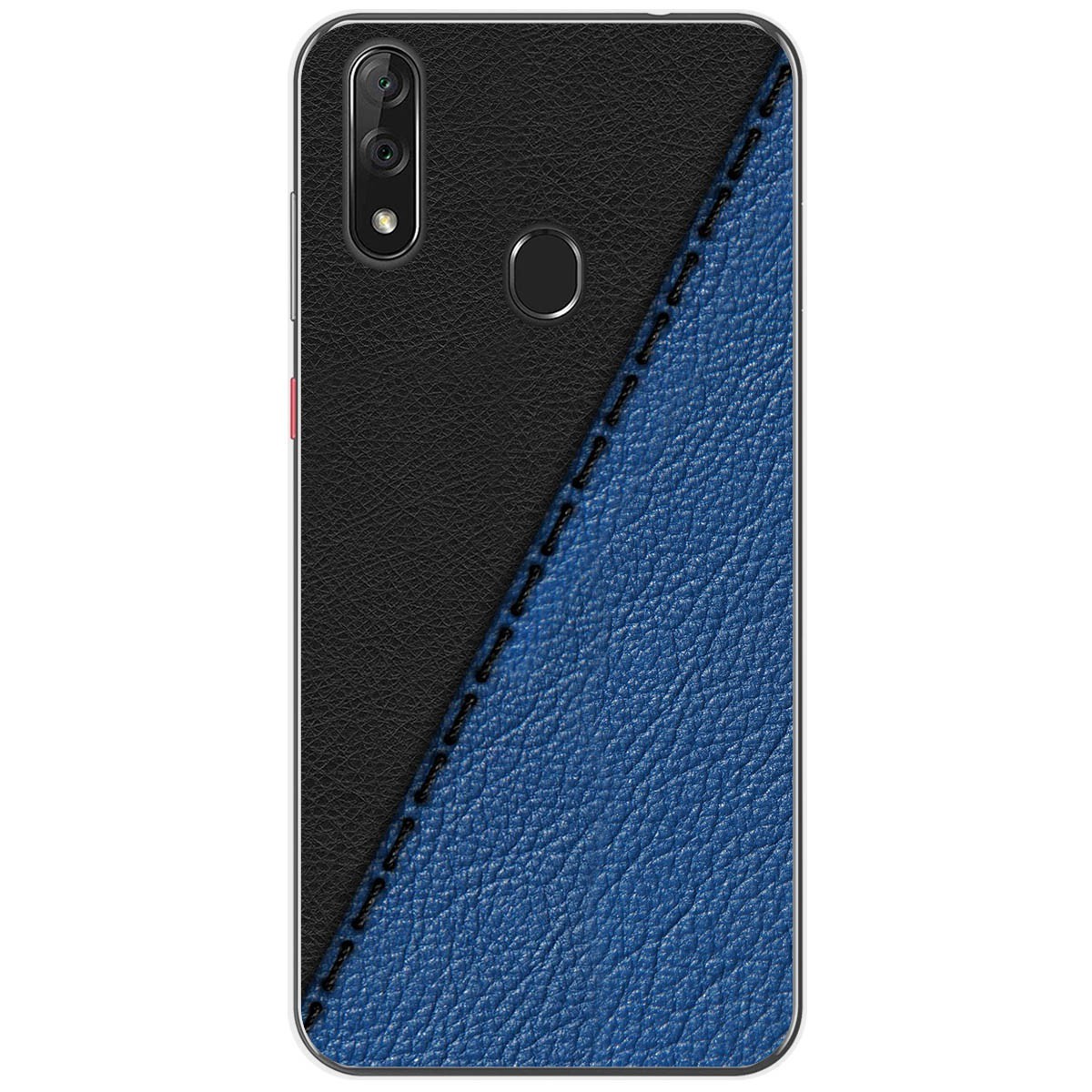 Funda Gel Tpu para Zte Blade V10 diseño Cuero 02 Dibujos