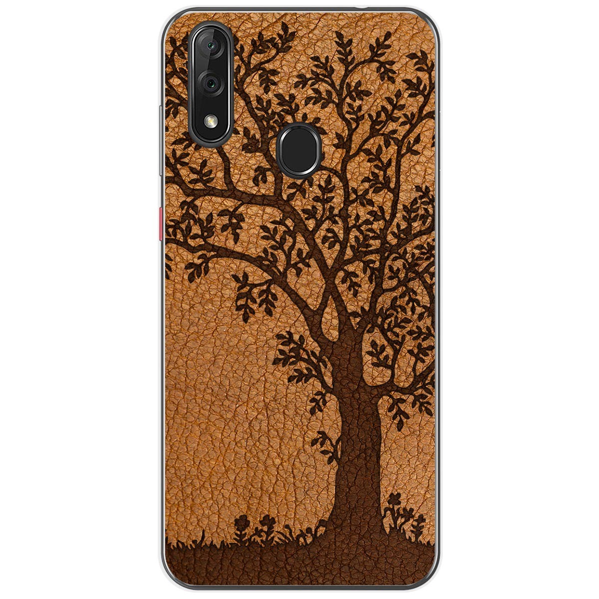 Funda Gel Tpu para Zte Blade V10 diseño Cuero 03 Dibujos