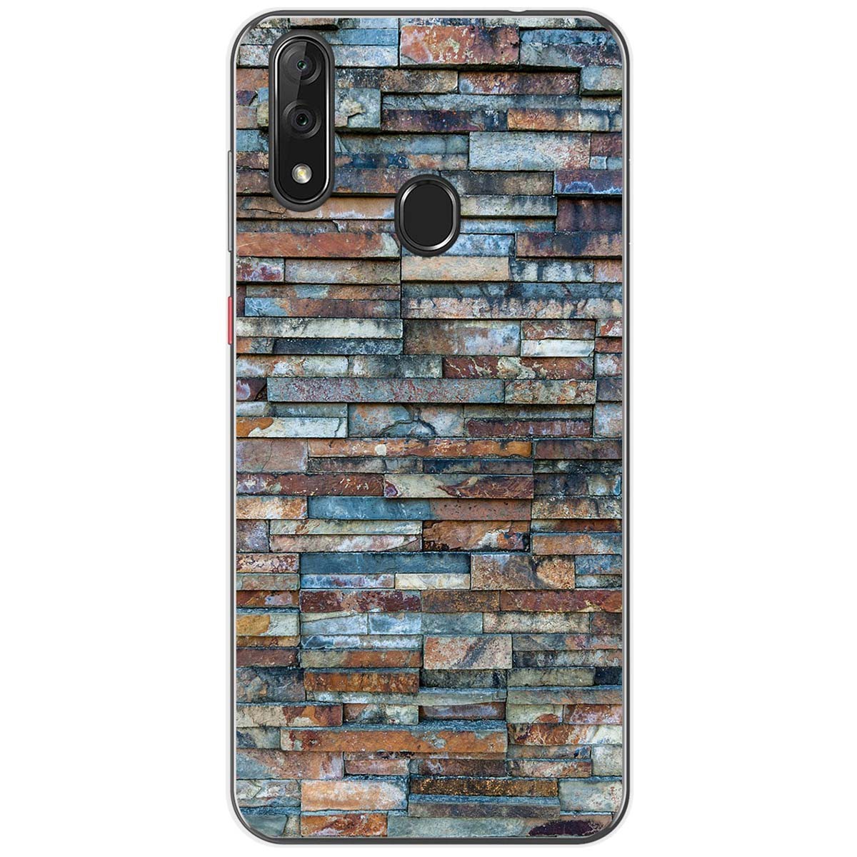 Funda Gel Tpu para Zte Blade V10 diseño Ladrillo 05 Dibujos