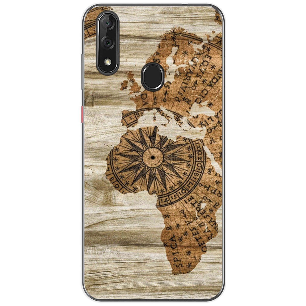 Funda Gel Tpu para Zte Blade V10 diseño Madera 07 Dibujos