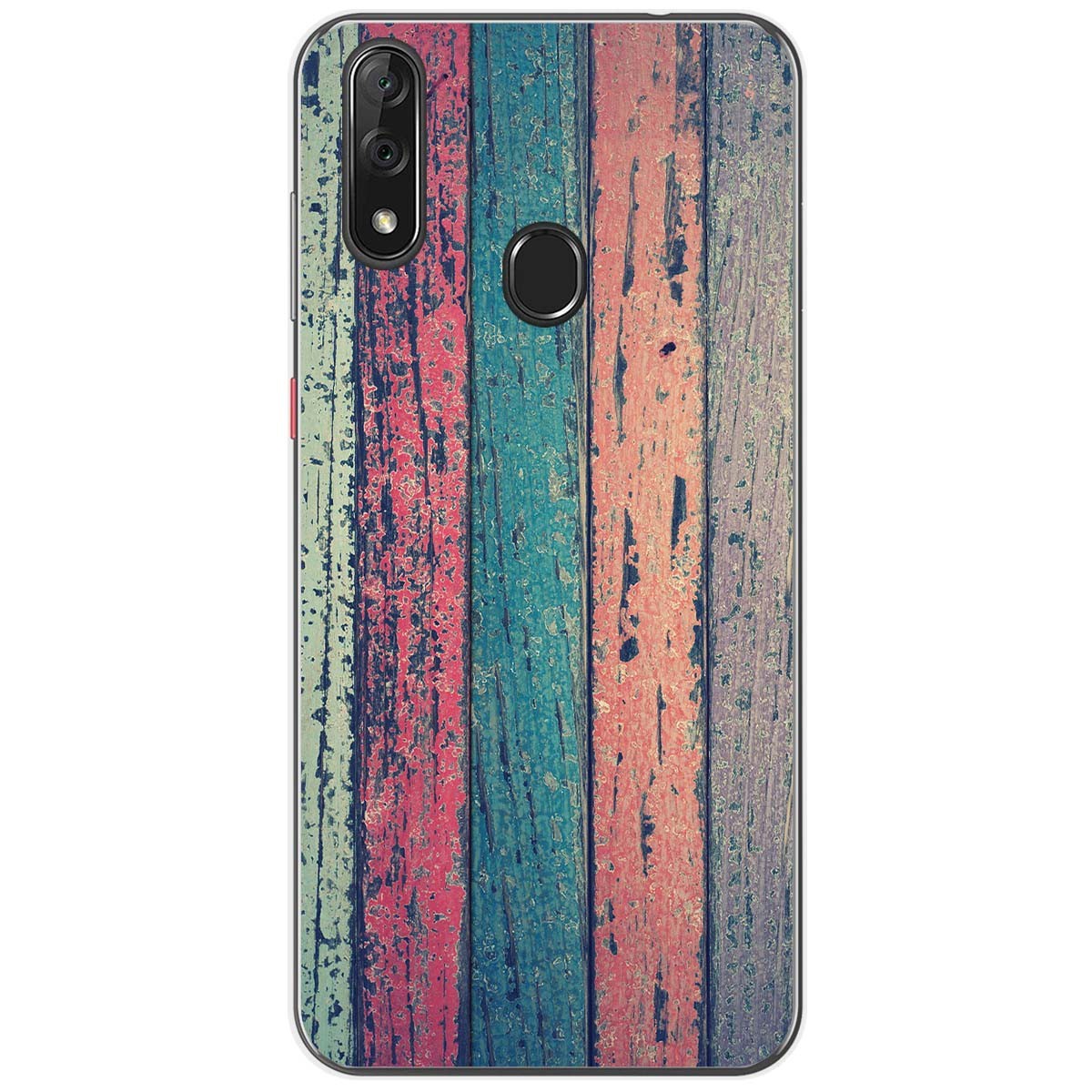 Funda Gel Tpu para Zte Blade V10 diseño Madera 10 Dibujos