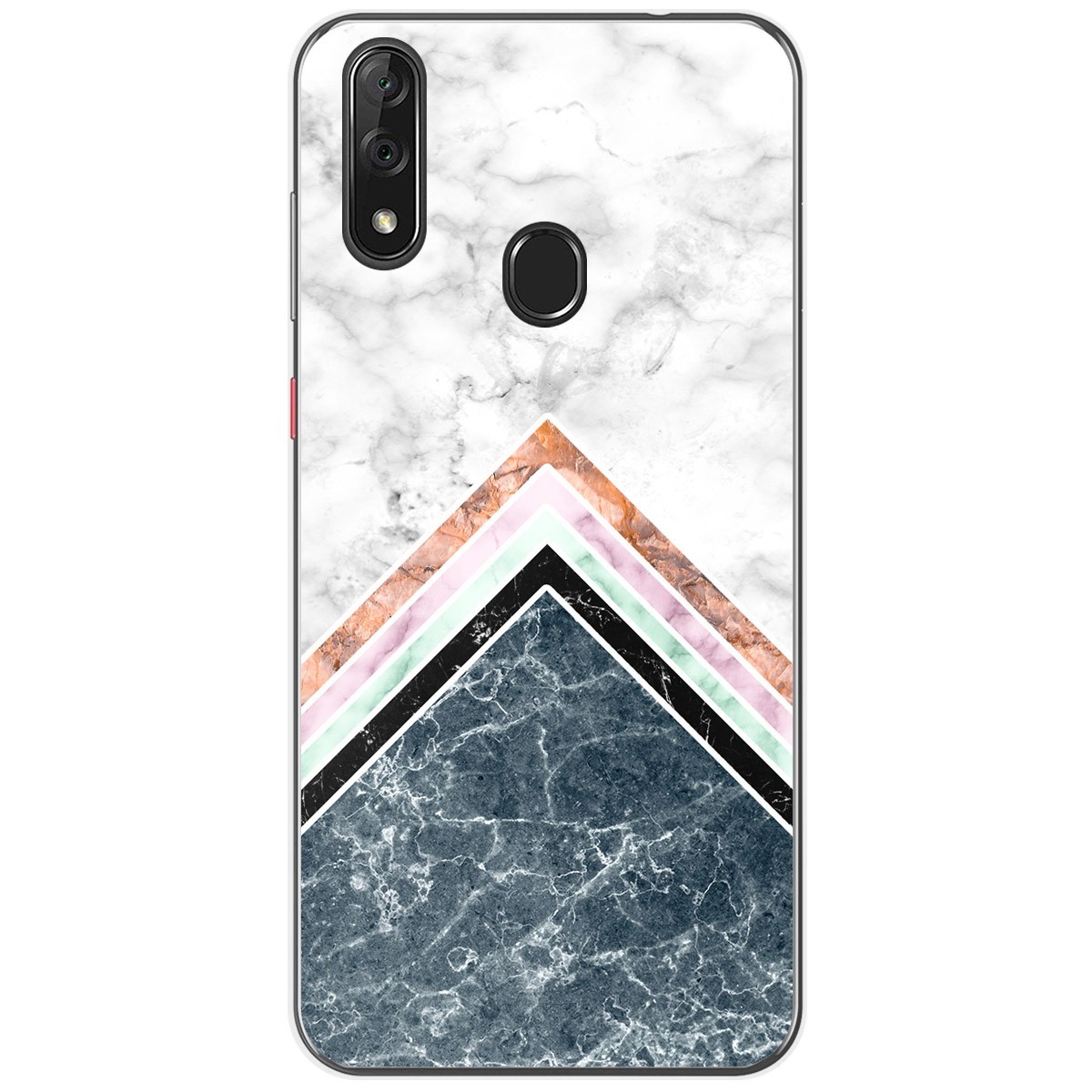 Funda Gel Tpu para Zte Blade V10 diseño Mármol 05 Dibujos