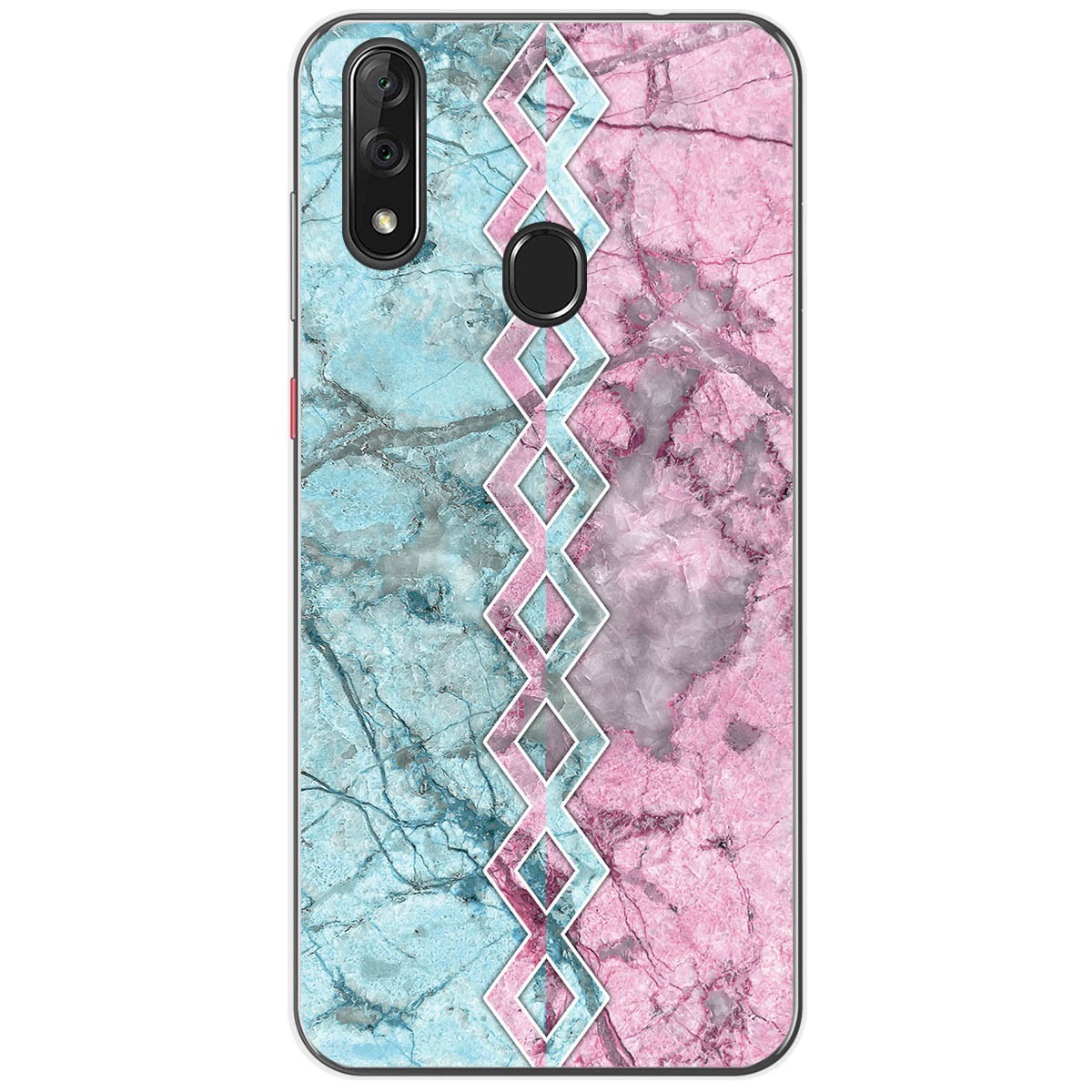 Funda Gel Tpu para Zte Blade V10 diseño Mármol 08 Dibujos