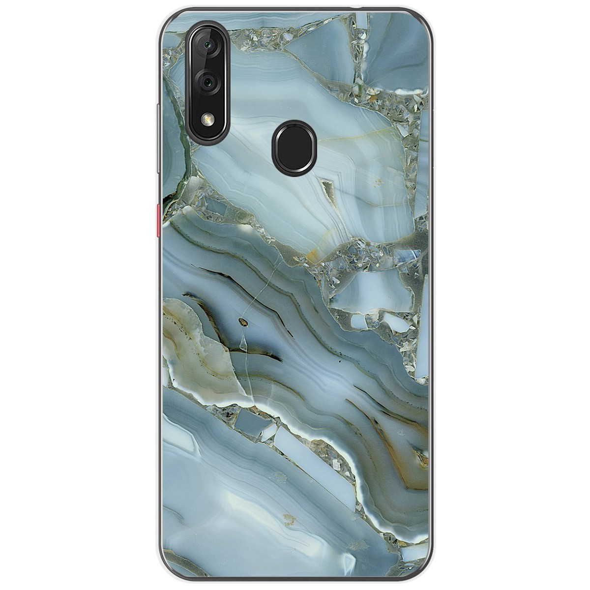 Funda Gel Tpu para Zte Blade V10 diseño Mármol 09 Dibujos