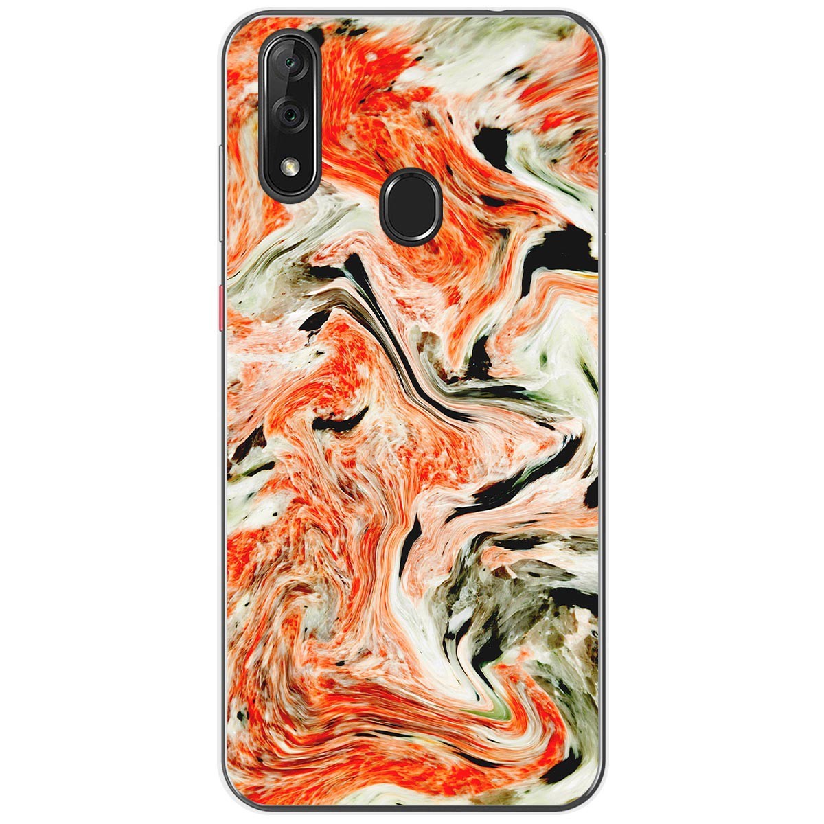 Funda Gel Tpu para Zte Blade V10 diseño Mármol 12 Dibujos