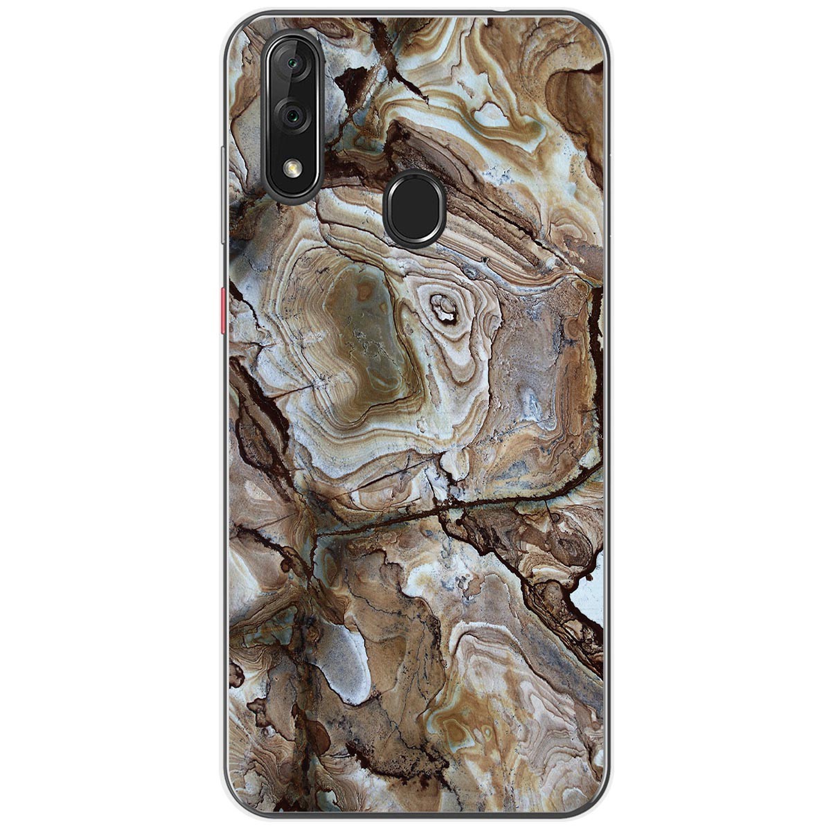 Funda Gel Tpu para Zte Blade V10 diseño Mármol 14 Dibujos