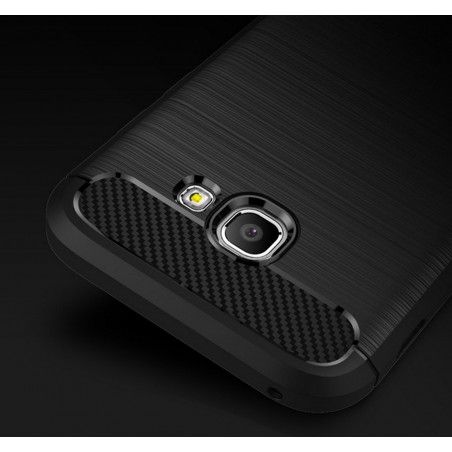 Funda Gel Tpu Tipo Carbon Negra para Samsung Galaxy A5 (2017)