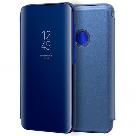 Funda Flip Cover Clear View para Xiaomi Redmi Note 7 color Azul