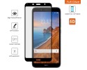 Protector Cristal Templado Completo 5D Full Glue Negro para Xiaomi Redmi 7a Vidrio