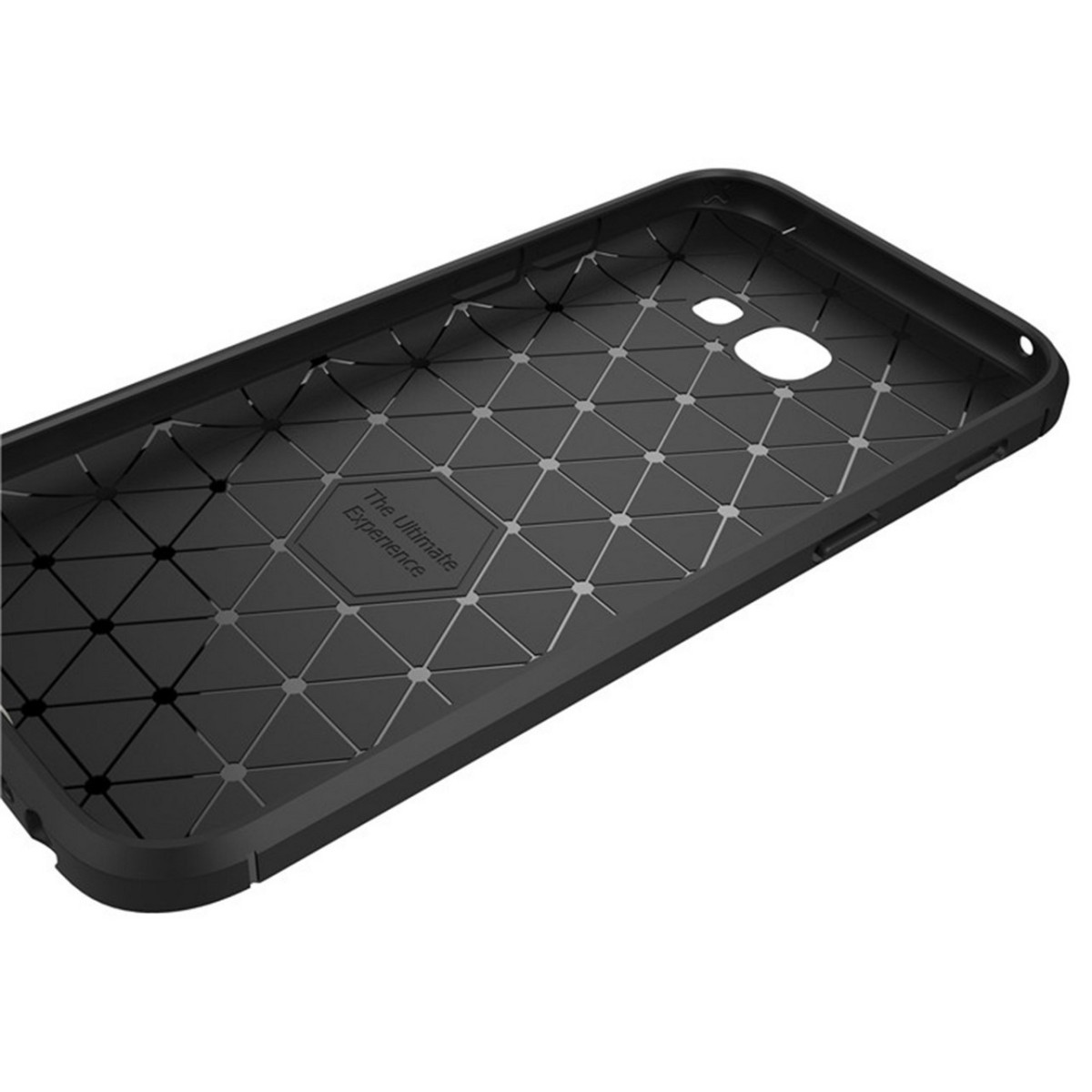 Funda Gel Tpu Tipo Carbon Negra para Samsung Galaxy A5 (2017)