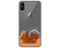 Funda Gel Transparente para Iphone  X / Xs diseño Bufalo Dibujos