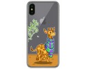 Funda Gel Transparente para Iphone  X / Xs diseño Jirafa Dibujos