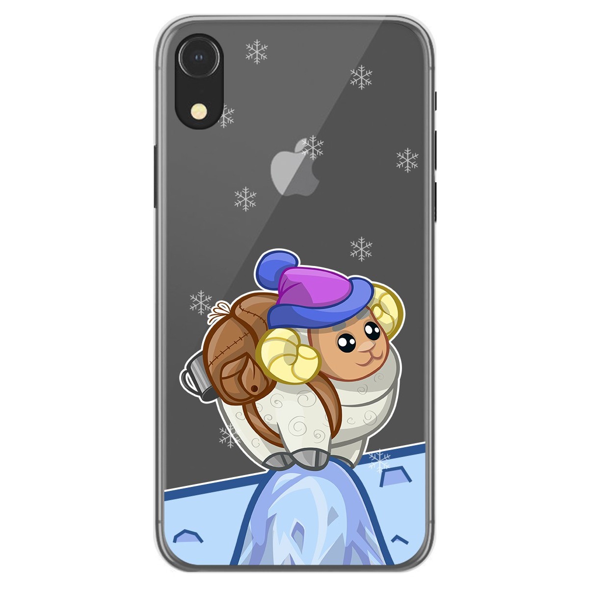 Funda Gel Transparente para Iphone Xr diseño Cabra Dibujos
