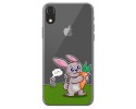 Funda Gel Transparente para Iphone Xr diseño Conejo Dibujos