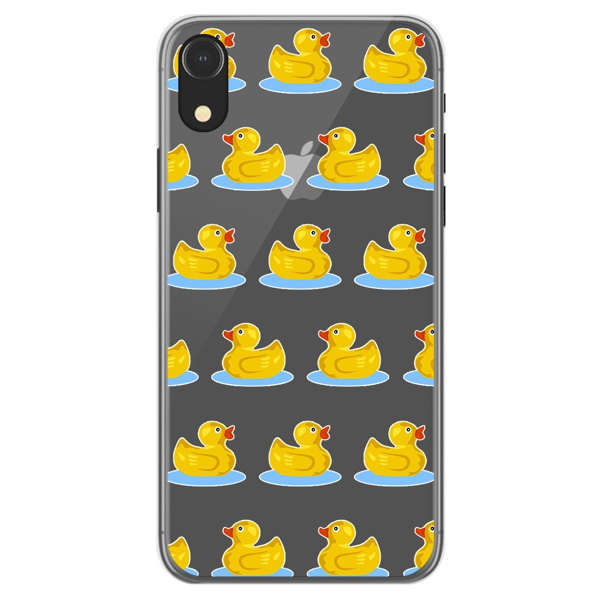 Funda Gel Transparente para Iphone Xr diseño Pato Dibujos
