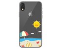 Funda Gel Transparente para Iphone Xr diseño Playa Dibujos