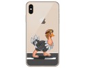 Funda Gel Transparente para Iphone Xs Max diseño Avestruz Dibujos
