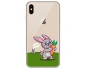 Funda Gel Transparente para Iphone Xs Max diseño Conejo Dibujos