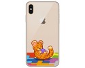 Funda Gel Transparente para Iphone Xs Max diseño Leopardo Dibujos