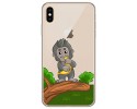 Funda Gel Transparente para Iphone Xs Max diseño Mono Dibujos