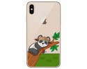 Funda Gel Transparente para Iphone Xs Max diseño Panda Dibujos