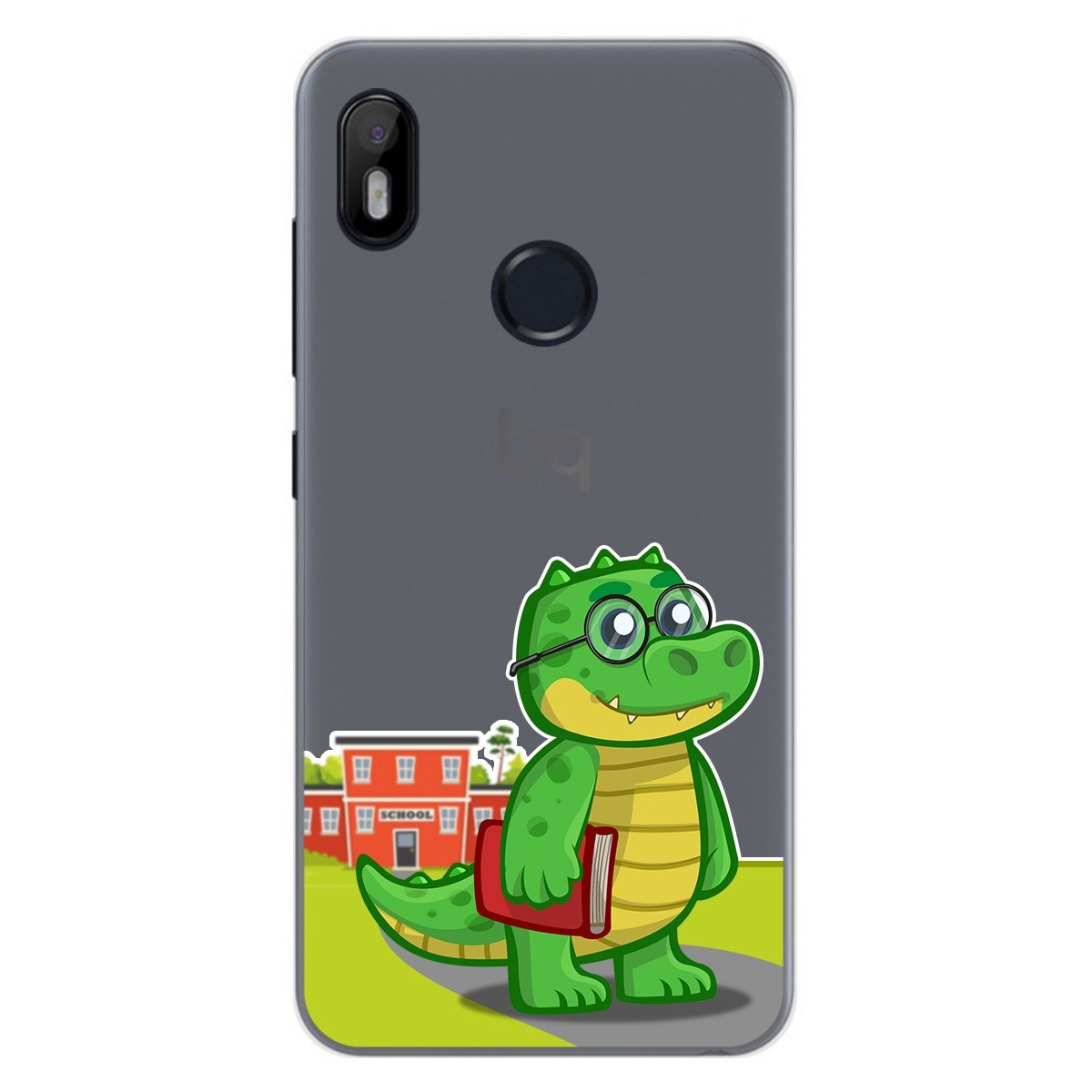 Funda Gel Transparente para Bq Aquaris C diseño Coco Dibujos