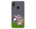 Funda Gel Transparente para Bq Aquaris C diseño Conejo Dibujos