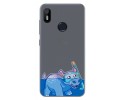 Funda Gel Transparente para Bq Aquaris C diseño Hipo Dibujos