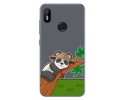 Funda Gel Transparente para Bq Aquaris C diseño Panda Dibujos