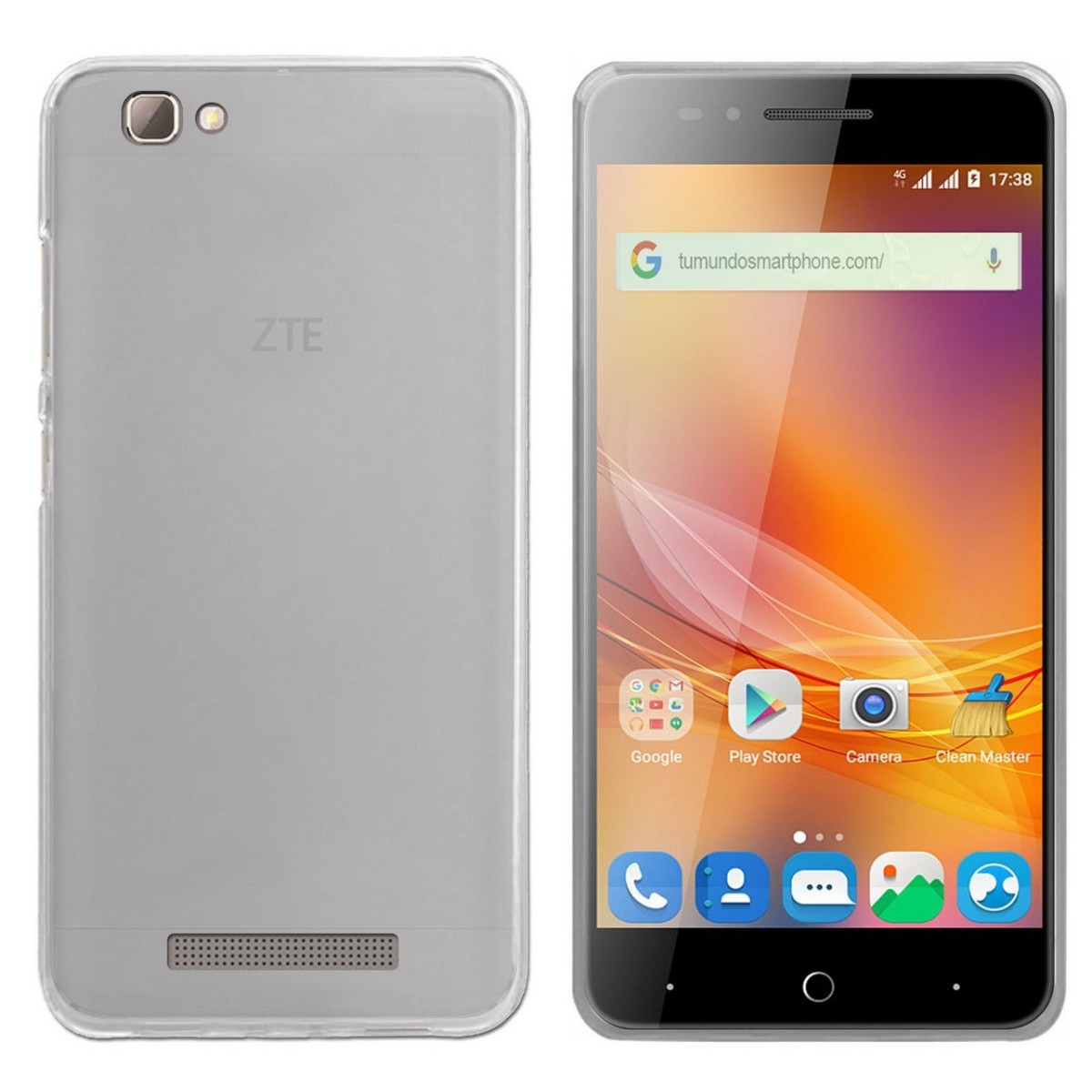 Funda Gel Tpu para Zte Blade A610 / A612 Color Transparente