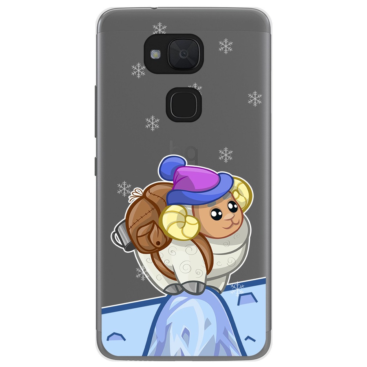 Funda Gel Transparente para Bq Aquaris V / Vs diseño Cabra Dibujos