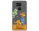 Funda Gel Transparente para Bq Aquaris V / Vs diseño Jirafa Dibujos