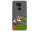 Funda Gel Transparente para Bq Aquaris V / Vs diseño Panda Dibujos