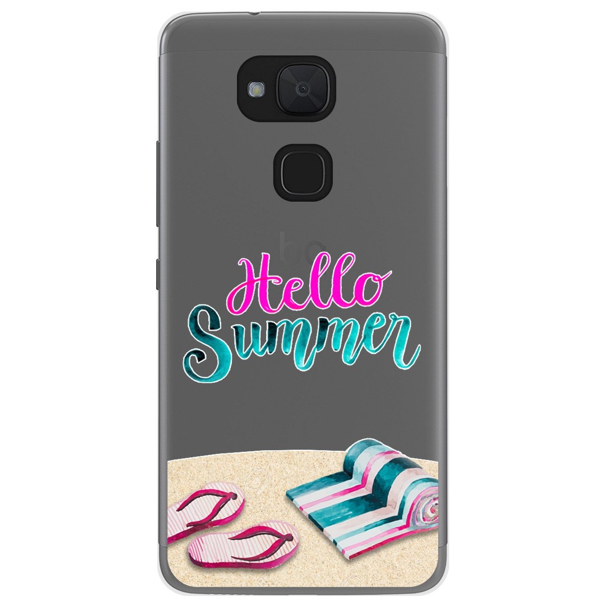 Funda Gel Transparente para Bq Aquaris V / Vs diseño Summer Dibujos