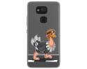 Funda Gel Transparente para Bq Aquaris V Plus / Vs Plus diseño Avestruz Dibujos
