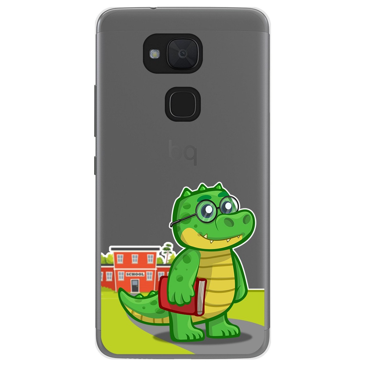 Funda Gel Transparente para Bq Aquaris V Plus / Vs Plus diseño Coco Dibujos