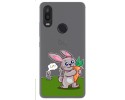 Funda Gel Transparente para Bq Aquaris X2 / X2 Pro diseño Conejo Dibujos
