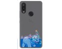 Funda Gel Transparente para Bq Aquaris X2 / X2 Pro diseño Hipo Dibujos