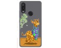 Funda Gel Transparente para Bq Aquaris X2 / X2 Pro diseño Jirafa Dibujos