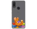 Funda Gel Transparente para Bq Aquaris X2 / X2 Pro diseño Leopardo Dibujos