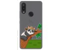 Funda Gel Transparente para Bq Aquaris X2 / X2 Pro diseño Panda Dibujos
