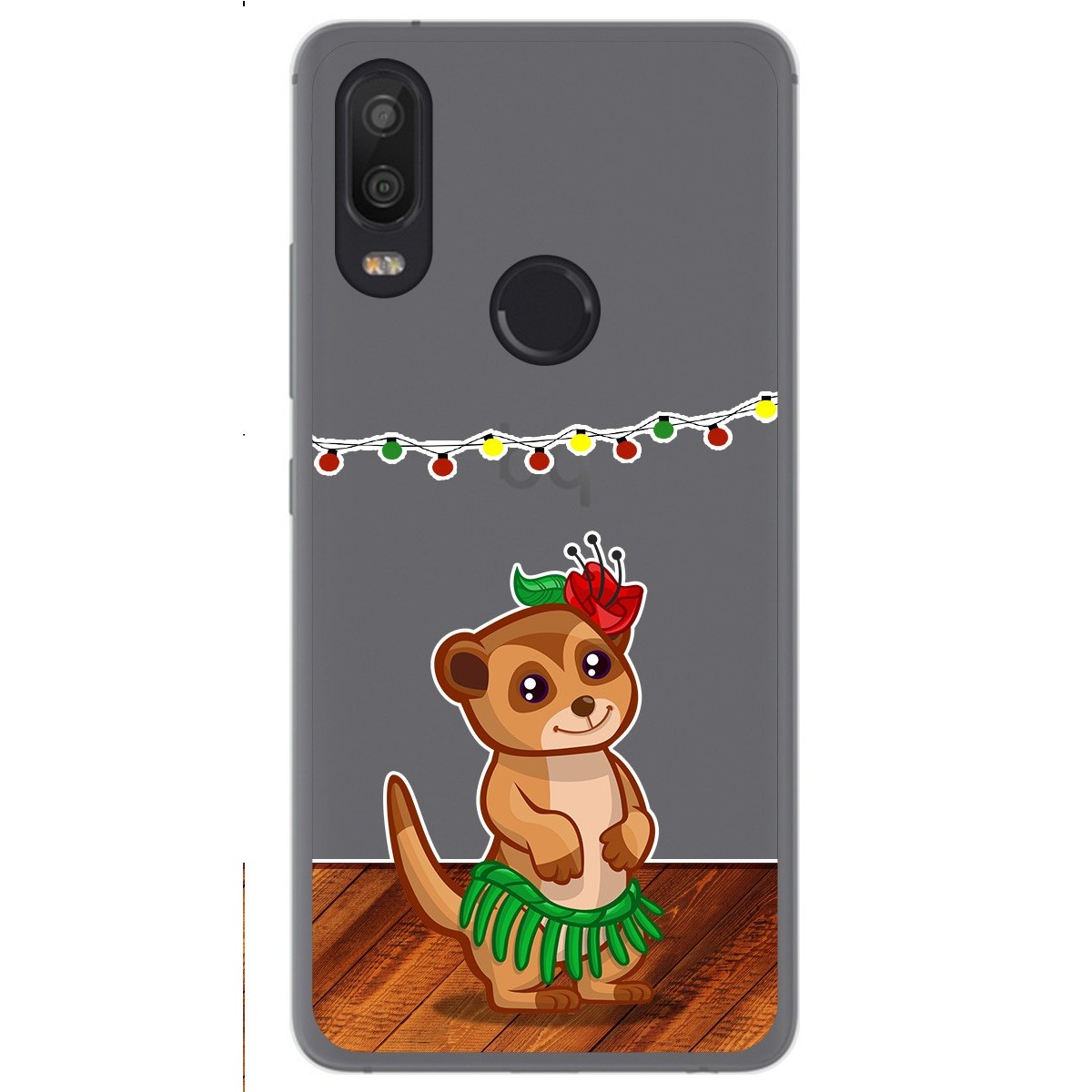 Funda Gel Transparente para Bq Aquaris X2 / X2 Pro diseño Suricata Dibujos